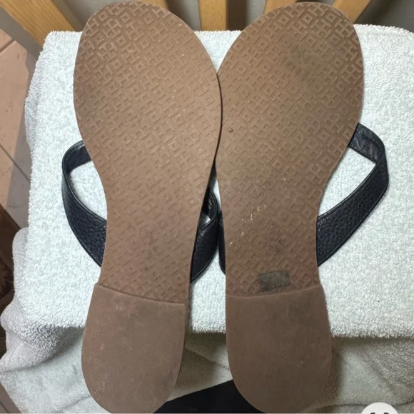 Tory Burch Black and Brown Sandals - Picture 4 of 4